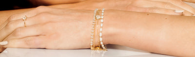 Gold Vermeil Bracelets by Christin Ranger