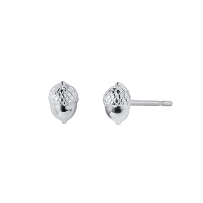 Photo of Silver Acorn Stud Earrings