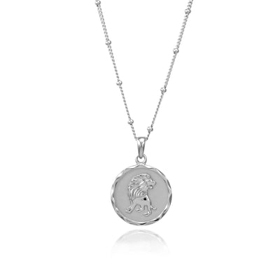 Photo of Silver Leo Zodiac Necklace