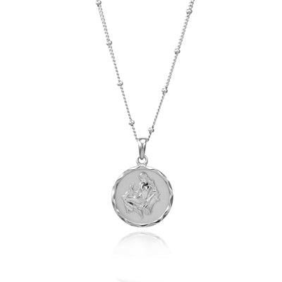 Photo of Silver Virgo Zodiac Necklace