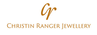 Christin Ranger Jewellery logo in gold in honor of their participation the in British Museum's Bayeux Tapestry exhibition