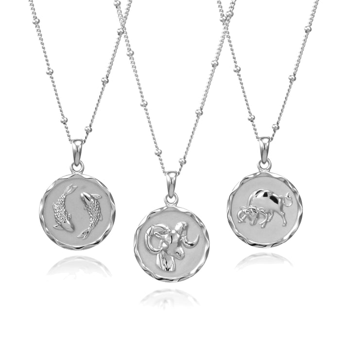 Silver Star Sign Necklaces