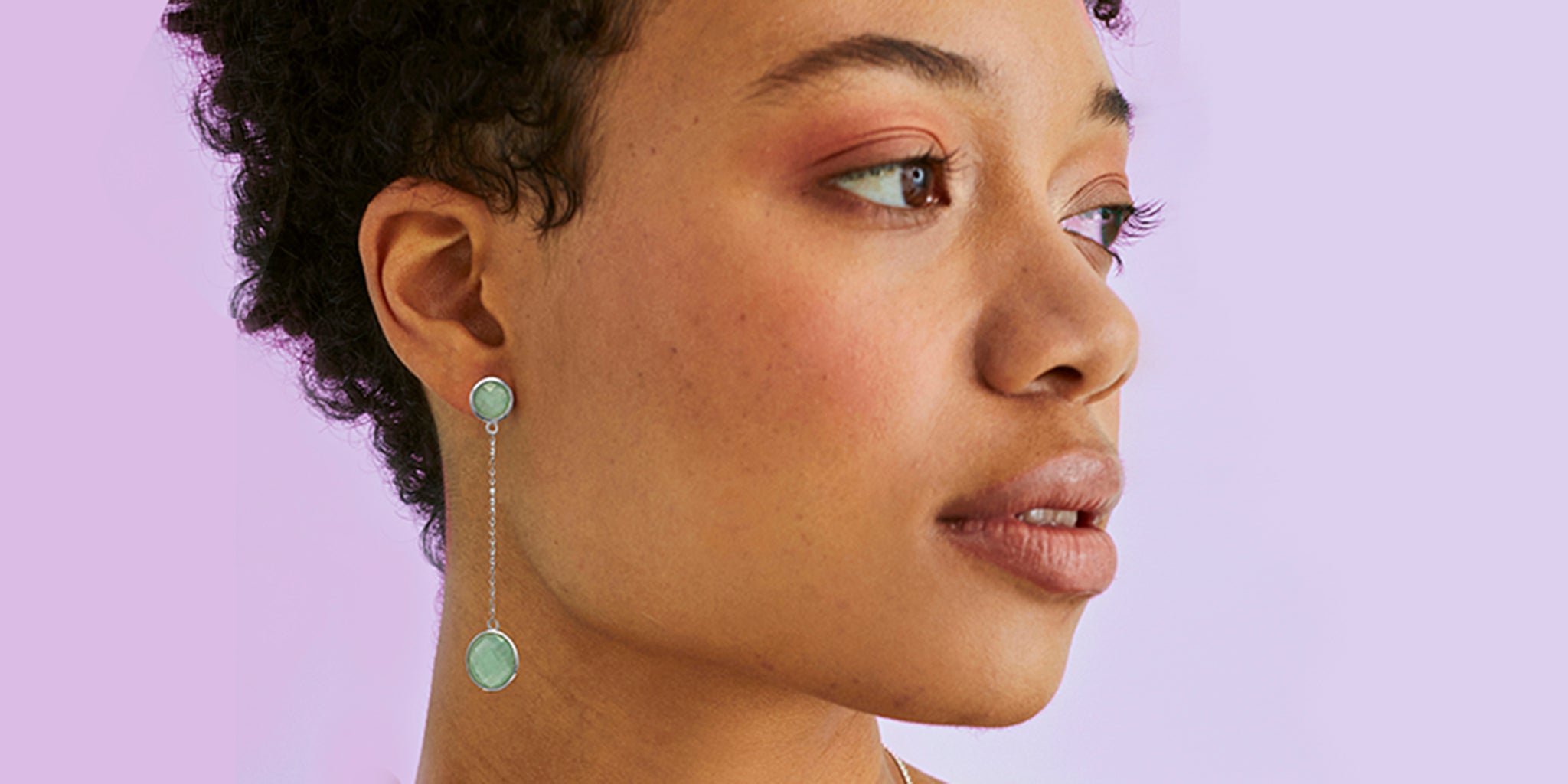 Earrings In Silver & Gold