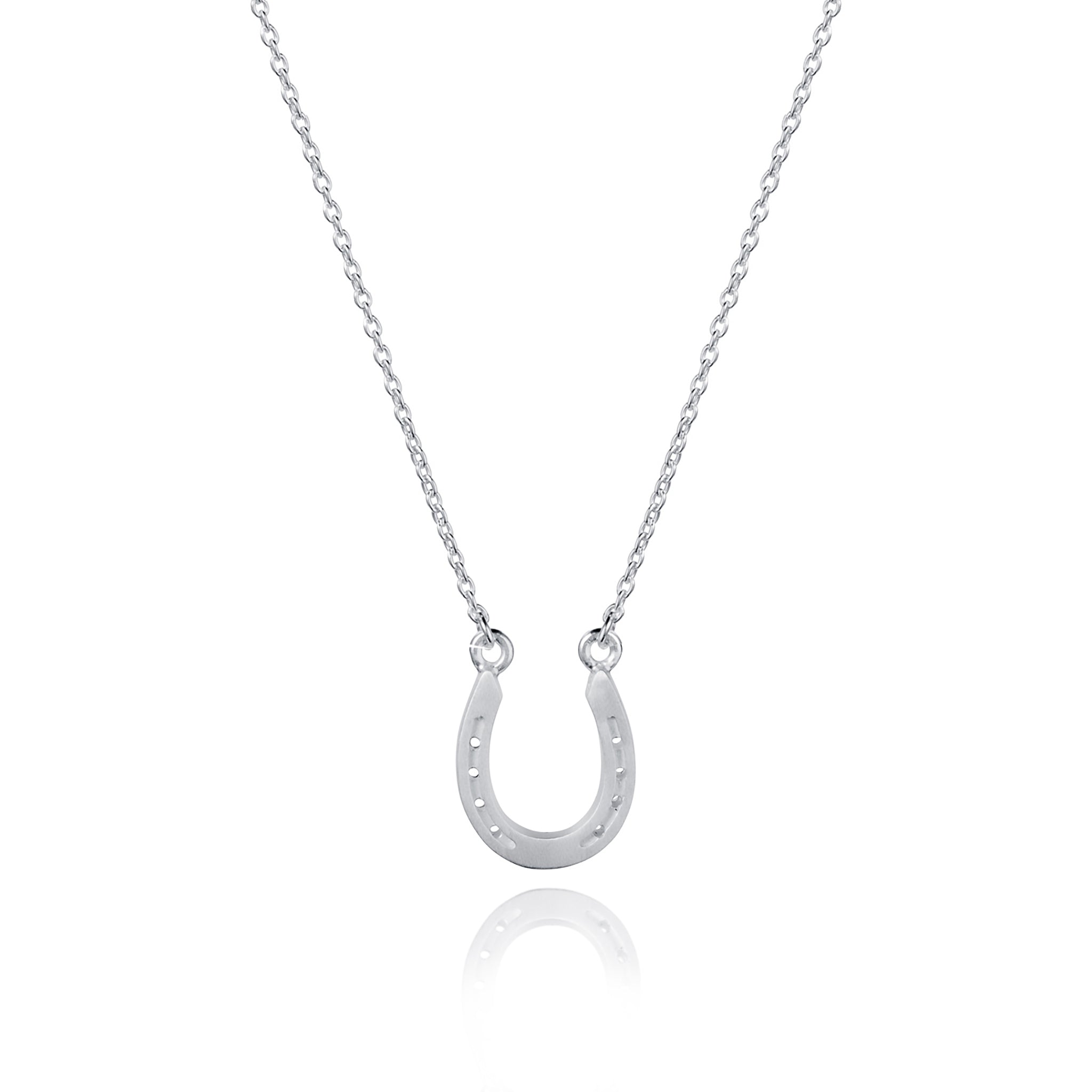 Lucky Horseshoe Silver Necklace – Christin Ranger Jewellery