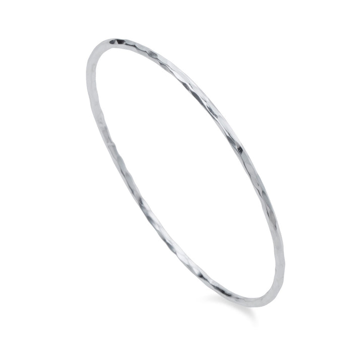Sterling silver hoola hoop bangle