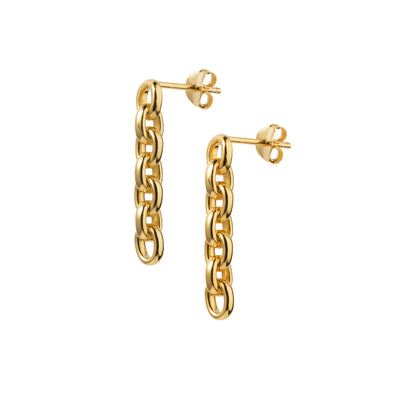 Photo of Gold Seven Link Earrings
