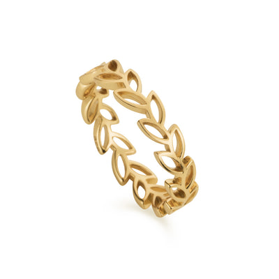 Photo of Gold Vermiel Leaf Ring