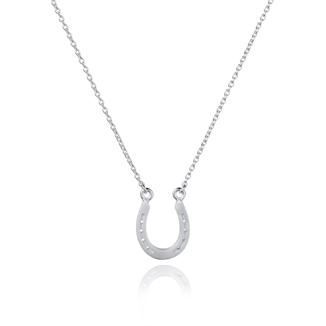 Photo of Lucky Horseshoe Silver Necklace