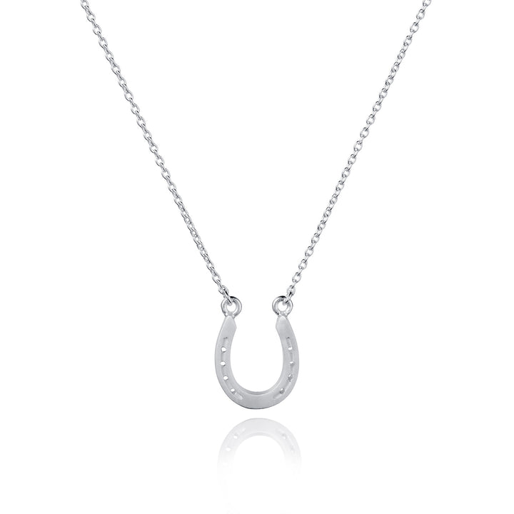 Photo of Lucky Horseshoe Silver Necklace