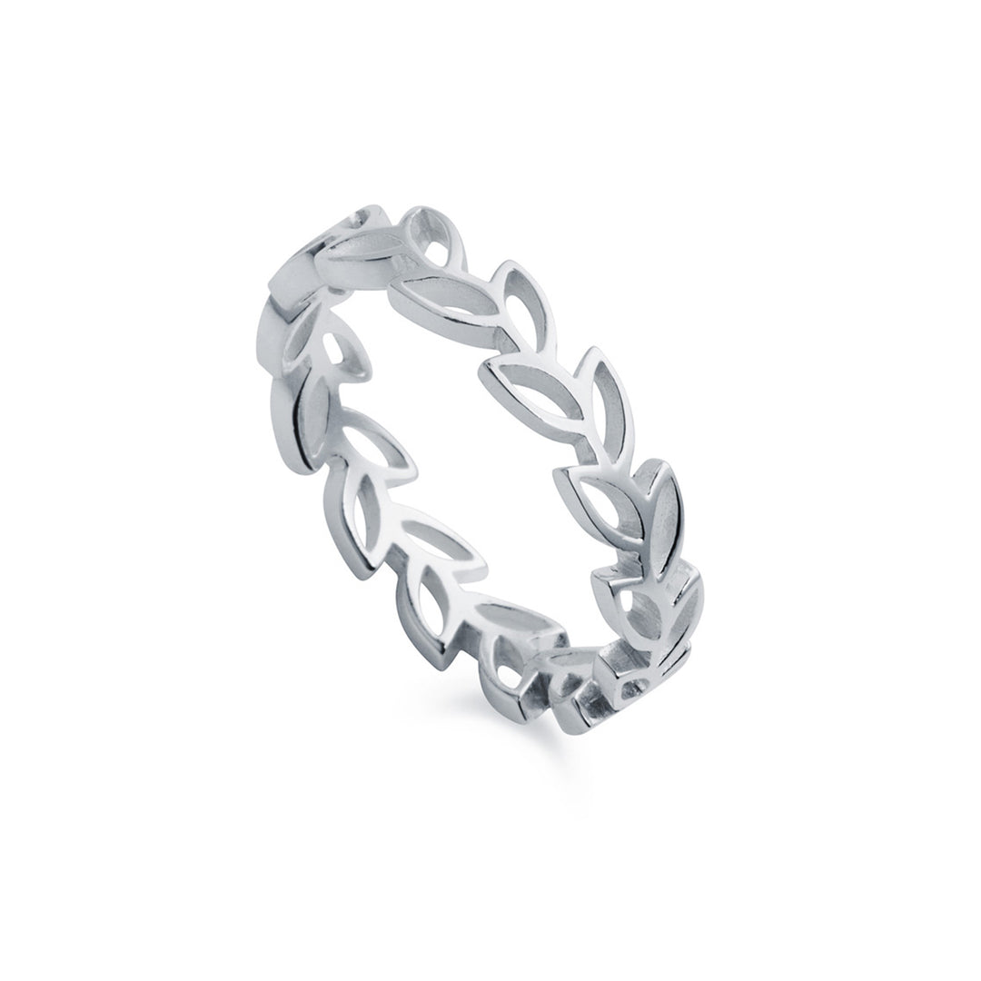 Image of Multi Leaf Silver Ring