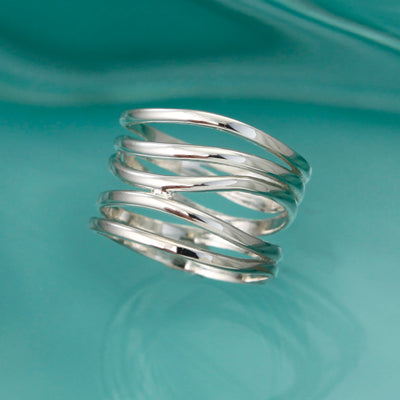 Image of High Wrap Silver Ring