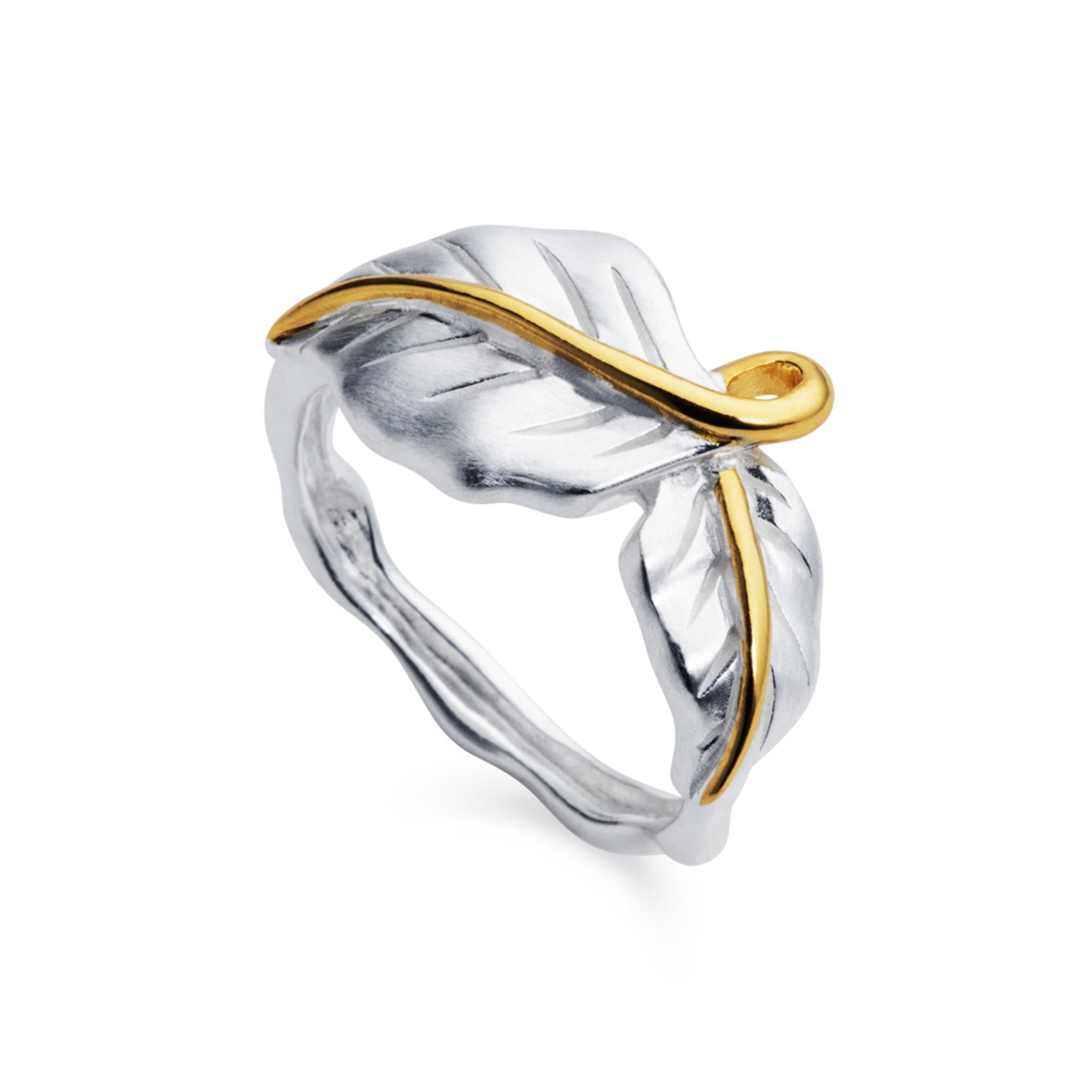 Sterling Silver Leaf Ring Christin Ranger Jewellery